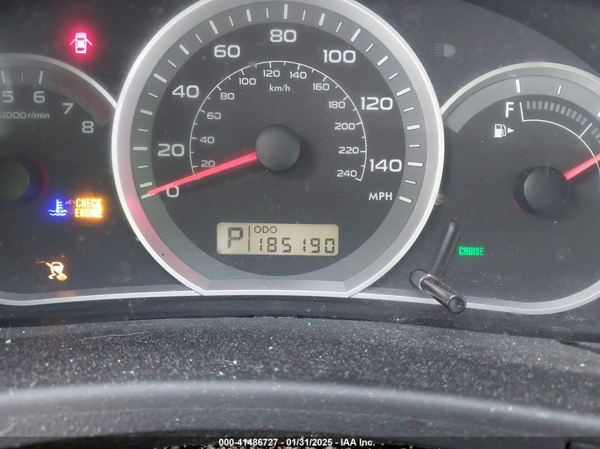 2011 SUBARU IMPREZA OUTBACK SPORT VIN: JF1GH6D60BH808710
