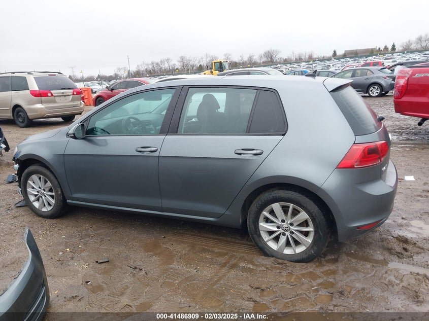 2015 VOLKSWAGEN GOLF TSI S 4-DOOR - 3VW217AU4FM032954