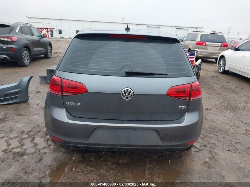 2015 VOLKSWAGEN GOLF TSI S 4-DOOR - 3VW217AU4FM032954