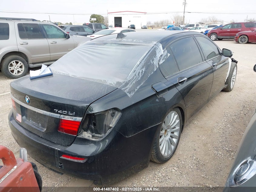 2013 BMW 740LI VIN: WBAYF4C51DD281625