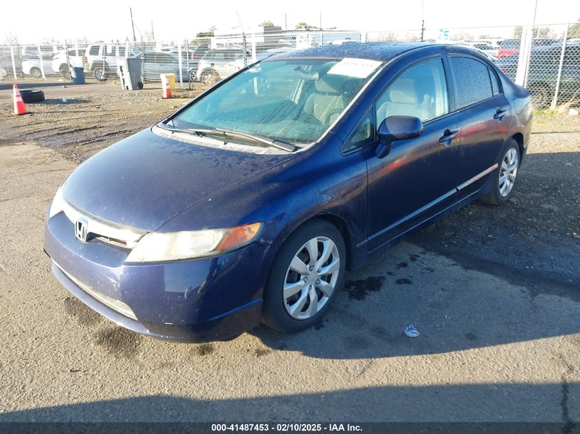 2006 HONDA CIVIC VIN: 1HGFA16506L107672