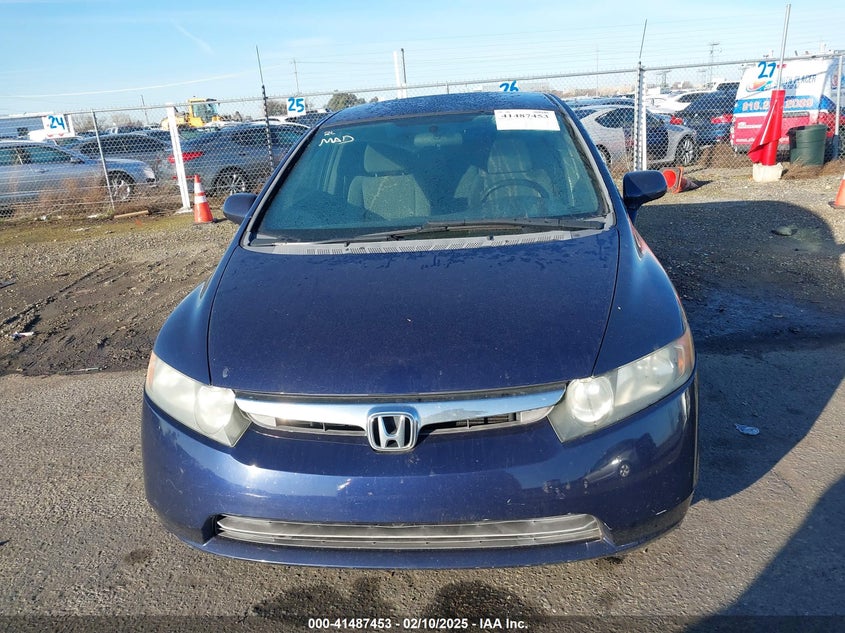 2006 HONDA CIVIC VIN: 1HGFA16506L107672