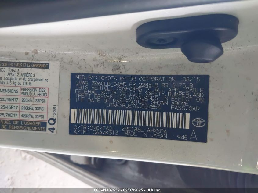 2016 Scion Im VIN: JTNKARJE7GJ507854 Lot: 41487532