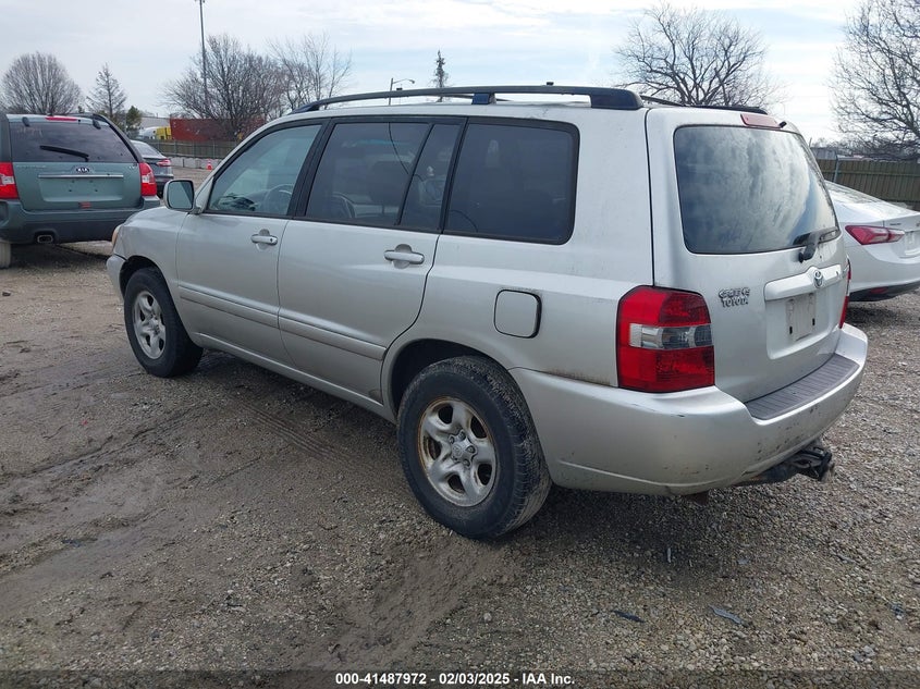 2007 TOYOTA HIGHLANDER VIN: JTEGD21A870161949