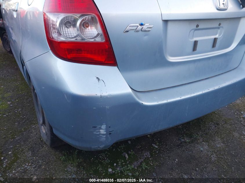 2007 Honda Fit VIN: JHMGD384X7S037694 Lot: 41488035