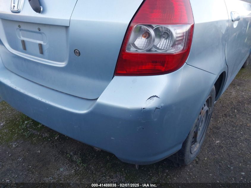 2007 Honda Fit VIN: JHMGD384X7S037694 Lot: 41488035