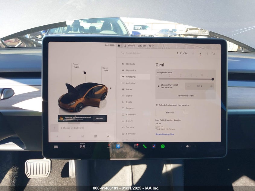 2023 TESLA MODEL 3 VIN: 5YJ3E1EAXPF661052