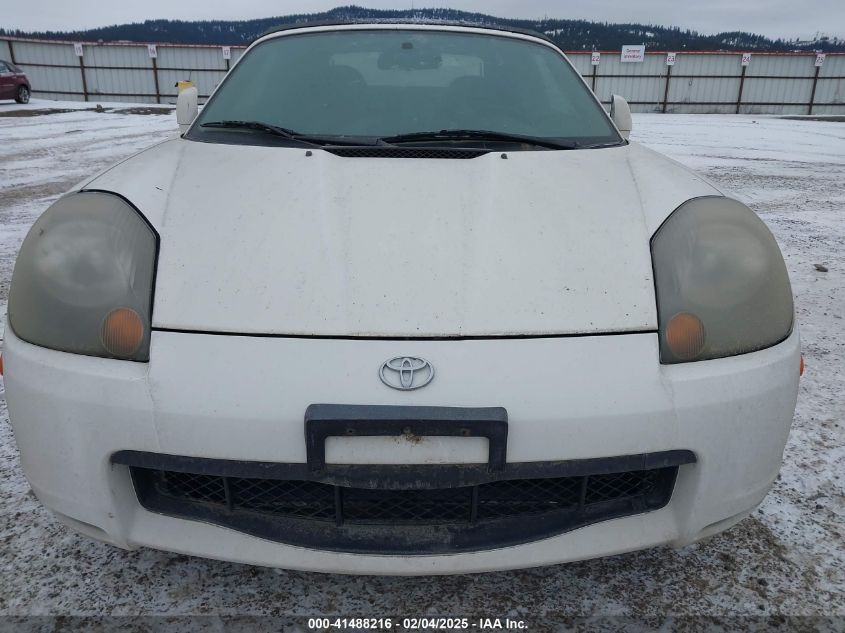 2000 Toyota Mr2 Spyder VIN: JTDFR3207Y0009157 Lot: 41488216