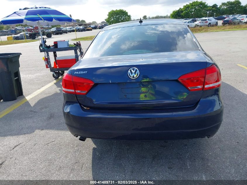 2013 Volkswagen Passat 2.5L S VIN: 1VWAP7A37DC053930 Lot: 41489731