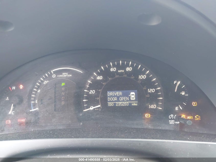 2007 TOYOTA CAMRY HYBRID VIN: JTNBB46K373032822