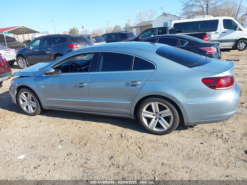 2013 VOLKSWAGEN CC 2.0T SPORT - WVWBN7AN8DE546163