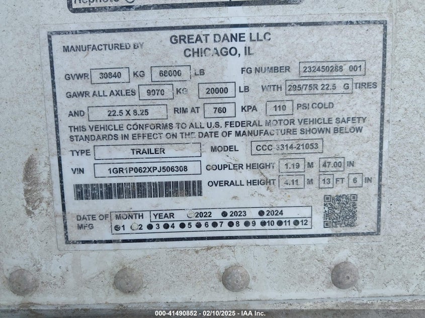 2023 OTHER GREAT DANE TRAILERS UNKNOWN VAN N/A