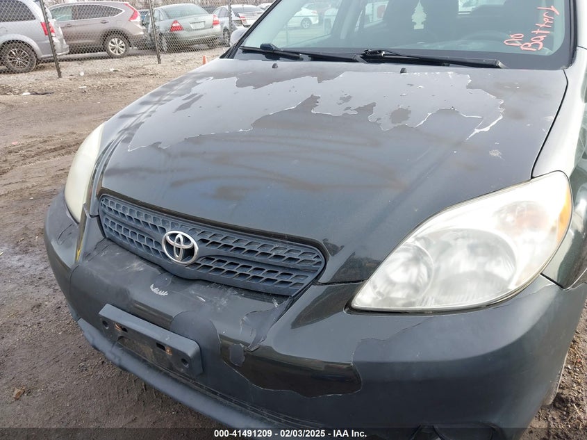 2006 TOYOTA COROLLA MATRIX VIN: 2T1KR32E86C554863