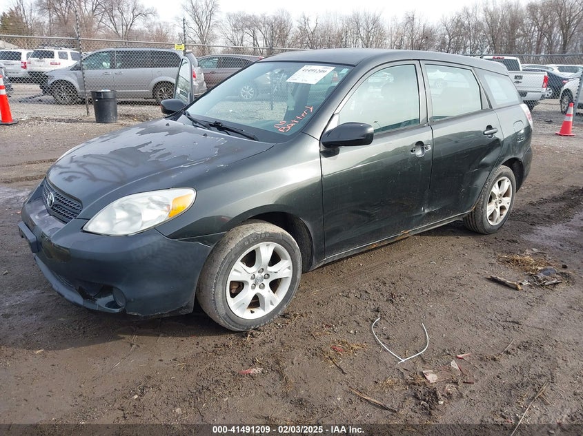 2006 TOYOTA COROLLA MATRIX VIN: 2T1KR32E86C554863