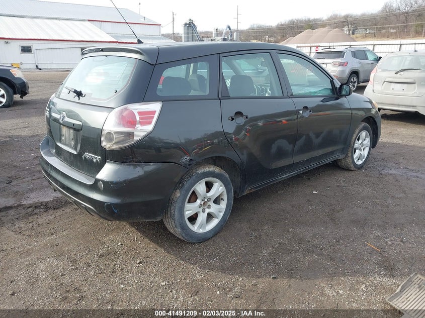 2006 TOYOTA COROLLA MATRIX VIN: 2T1KR32E86C554863
