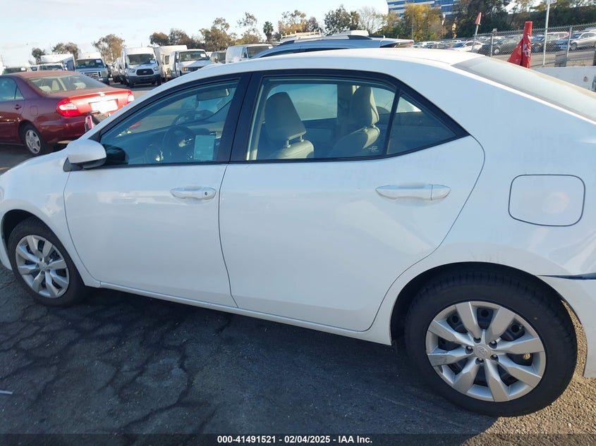2016 TOYOTA COROLLA VIN: 5YFBURHE6GP497928