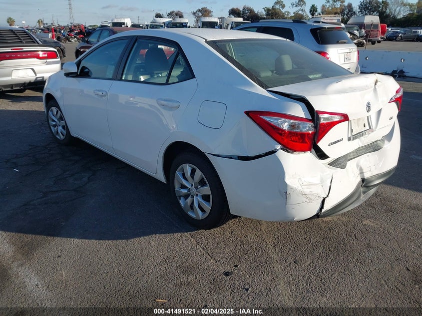 2016 TOYOTA COROLLA VIN: 5YFBURHE6GP497928