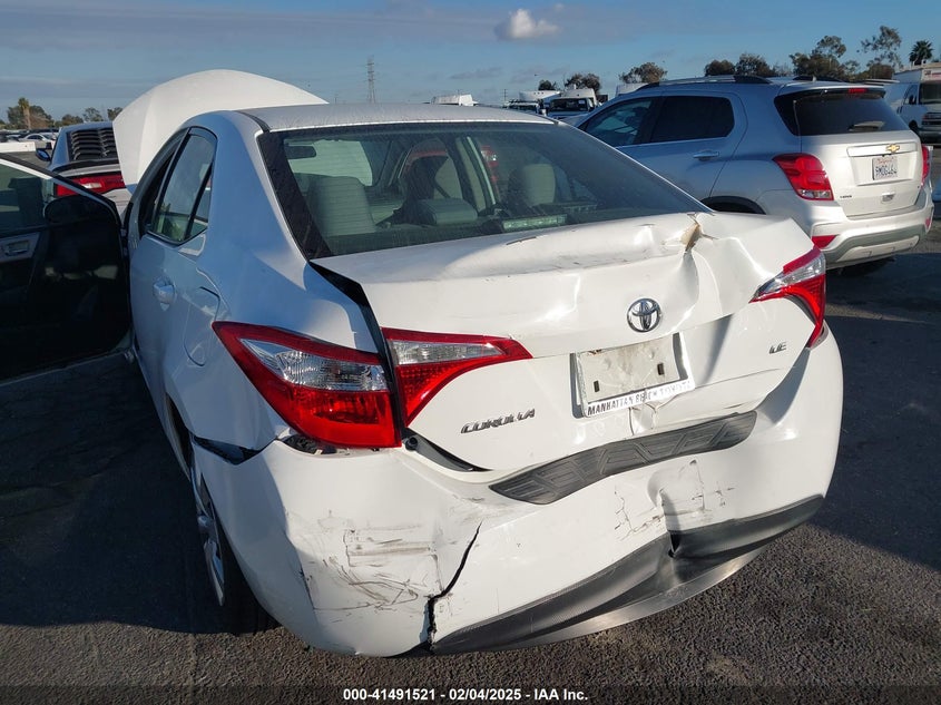 2016 TOYOTA COROLLA VIN: 5YFBURHE6GP497928