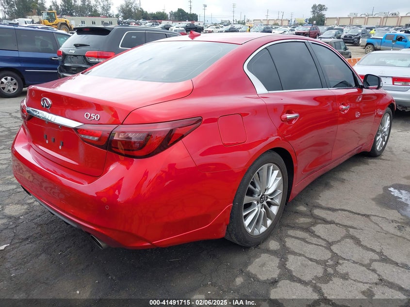 2021 INFINITI Q50 LUXE - JN1EV7BP4MM704696