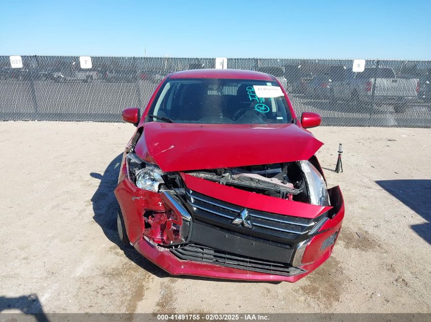 2021 Mitsubishi Mirage Carbonite Edition/Es/Le VIN: ML32AUHJ7MH012926 Lot: 41491755