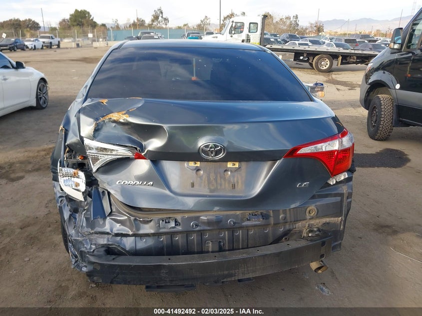 2016 TOYOTA COROLLA VIN: 5YFBURHE3GP563805