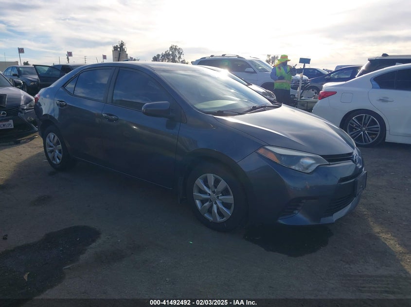 2016 TOYOTA COROLLA VIN: 5YFBURHE3GP563805