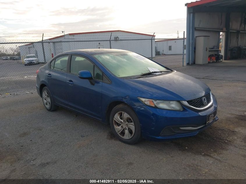 VIN 2HGFB2F59DH561206 2013 HONDA CIVIC no.1