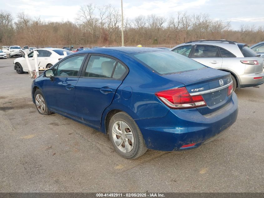 VIN 2HGFB2F59DH561206 2013 HONDA CIVIC no.3