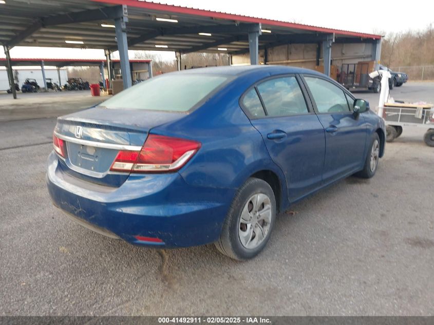 VIN 2HGFB2F59DH561206 2013 HONDA CIVIC no.4