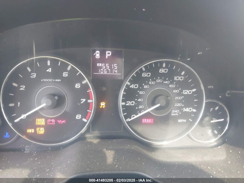 2012 Subaru Outback 2.5I Limited VIN: 4S4BRBKC2C3283758 Lot: 41493205