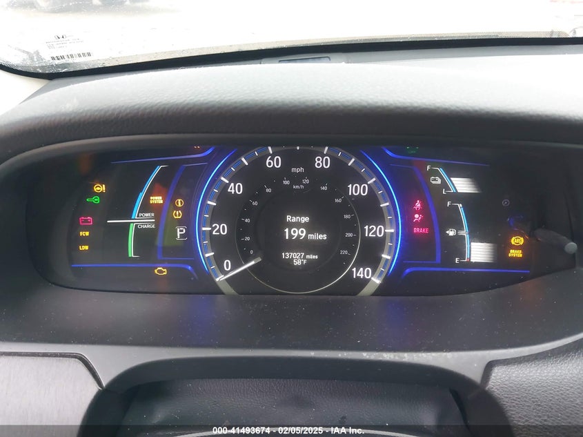 2015 HONDA ACCORD HYBRID VIN: 1HGCR6F58FA005511