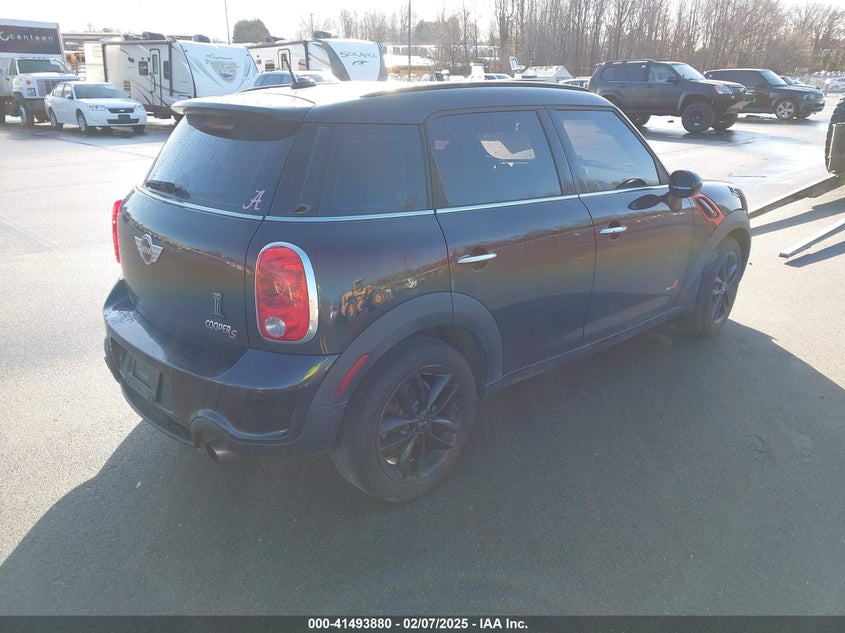 Vin: wmwzc5c55cwm13100, lot: 41984530, mini cooper s countryman 20124