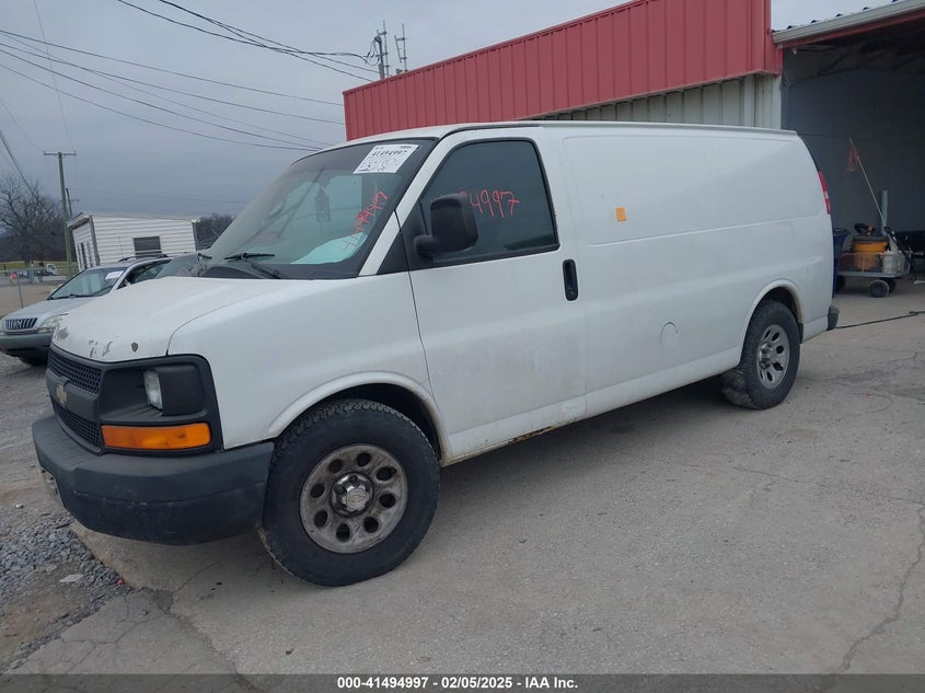 Vin: 1gcugadx7a1139712, lot: 41985656, chevrolet express 1500 work van 20102