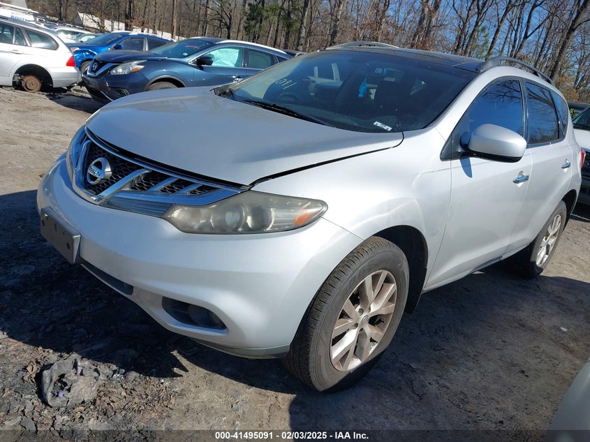 2011 NISSAN MURANO VIN: JN8AZ1MUXBW050731