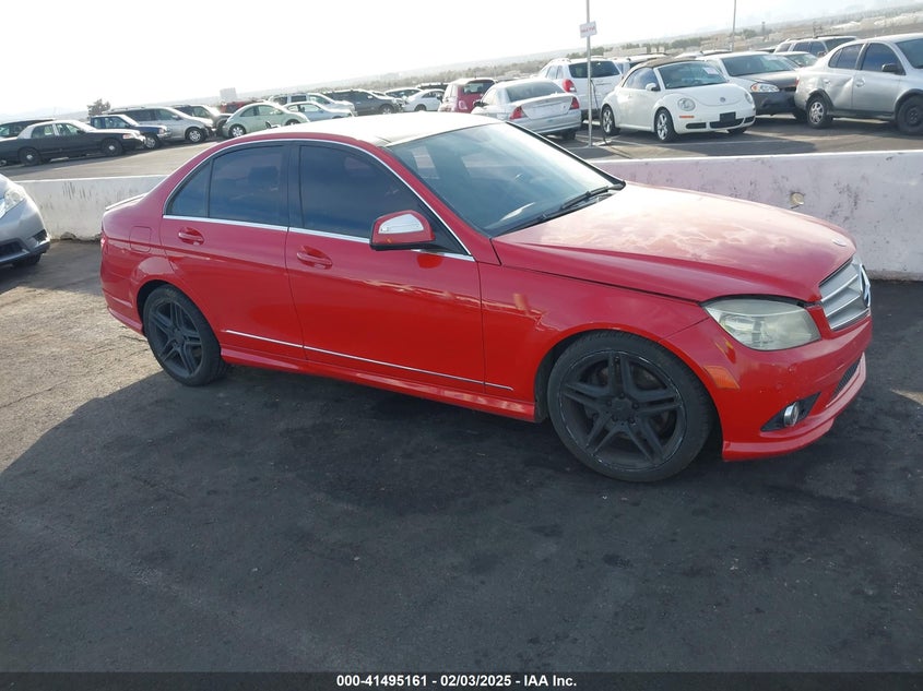 2008 MERCEDES-BENZ C VIN: WDDGF56X98R037463
