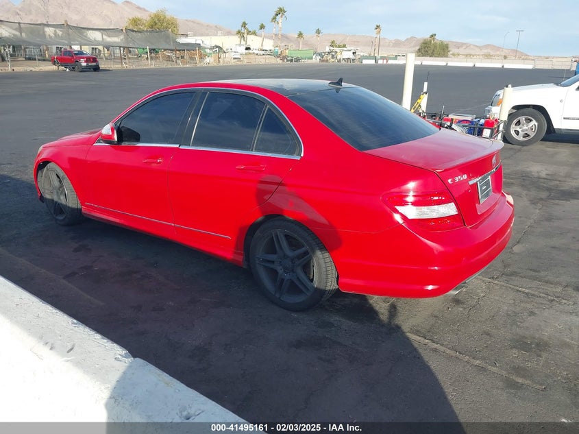 2008 MERCEDES-BENZ C VIN: WDDGF56X98R037463