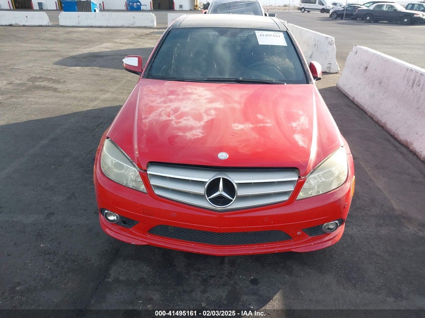 2008 MERCEDES-BENZ C VIN: WDDGF56X98R037463
