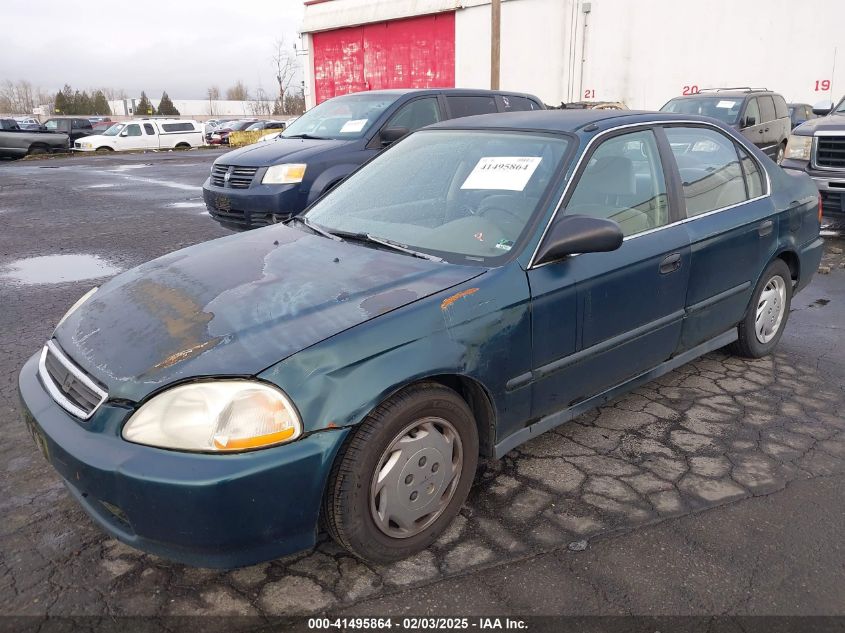 1998 Honda Civic Lx VIN: 2HGEJ6577WH576850 Lot: 41495864