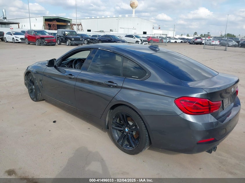 2019 BMW 430I GRAN COUPE VIN: WBA4J1C55KBM13998