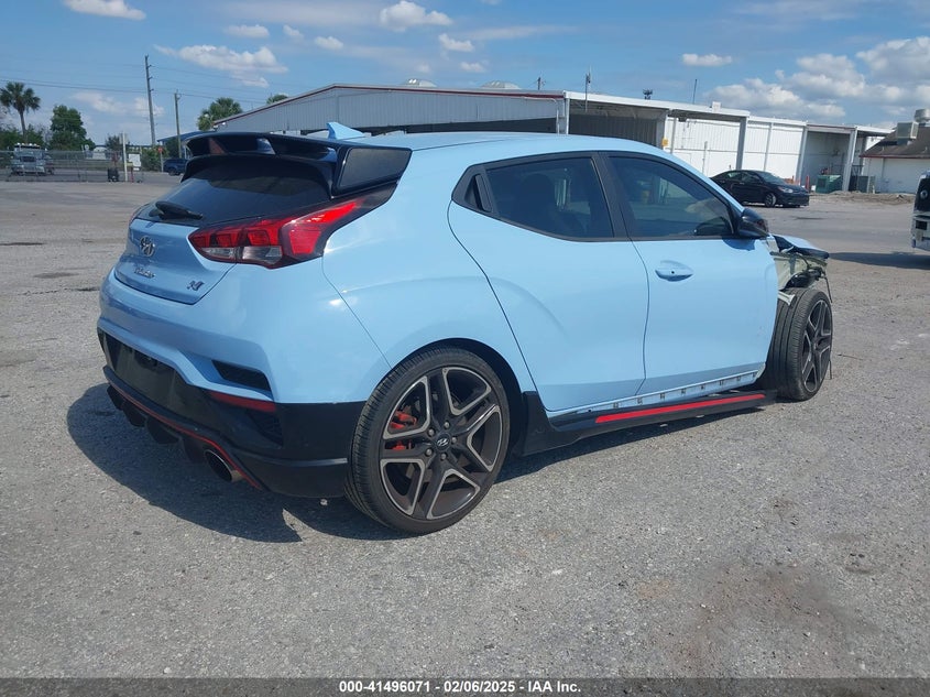 Vin: kmht36ah8mu010054, lot: 41986730, hyundai veloster n 20214