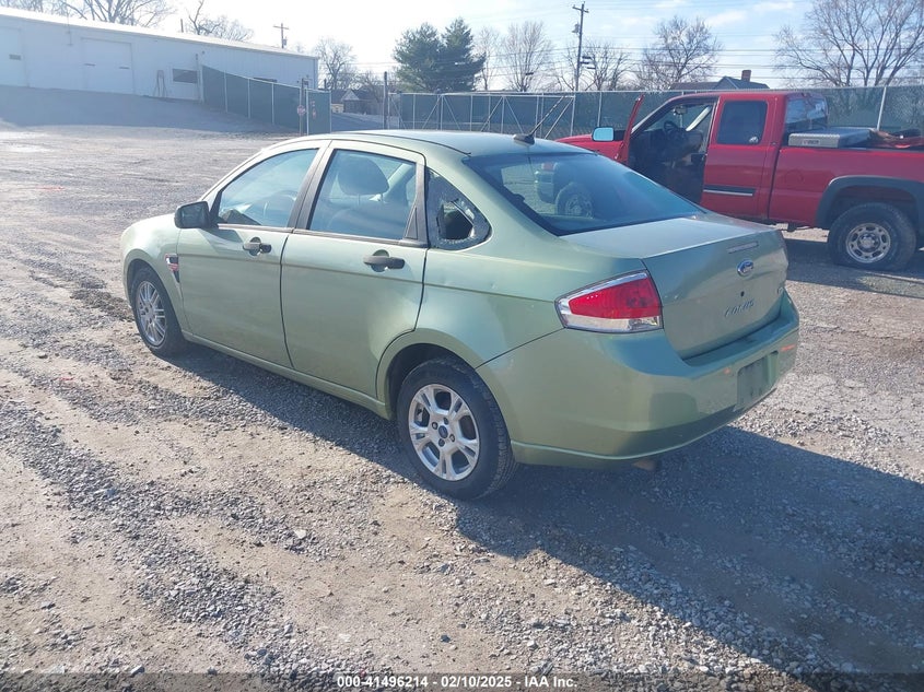 2008 FORD FOCUS VIN: 1FAHP35N08W154310