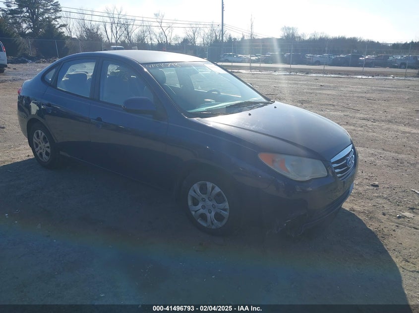 2010 HYUNDAI ELANTRA VIN: KMHDU4AD0AU013660