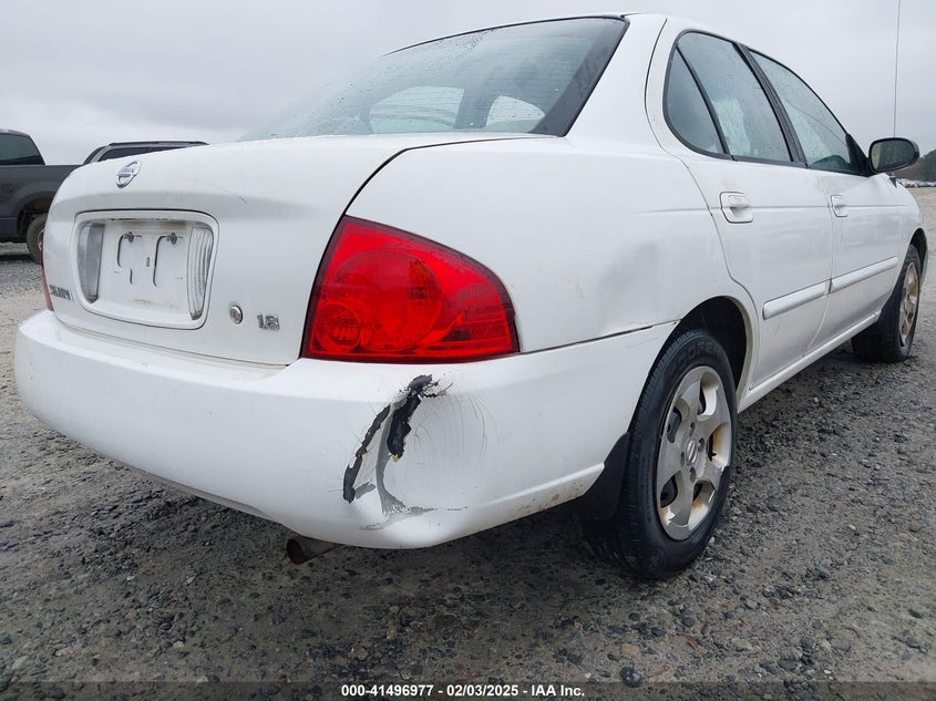 2006 NISSAN SENTRA VIN: 3N1CB51D06L610582