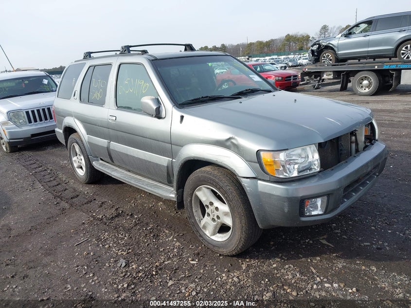 2003 Infiniti Qx4 Luxury grey other gasoline JNRDR09Y23W305730 photo #1