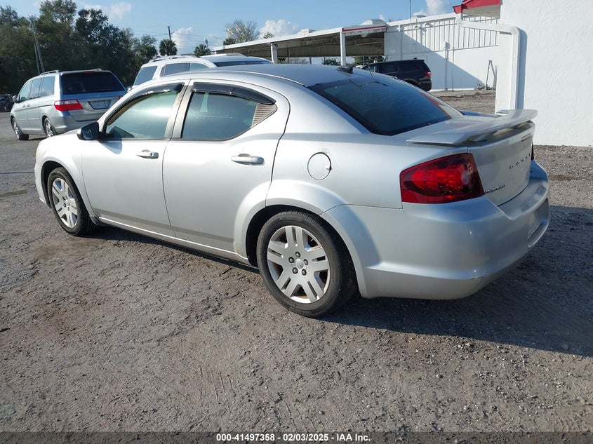 2011 DODGE AVENGER VIN: 1B3BD4FB0BN579169