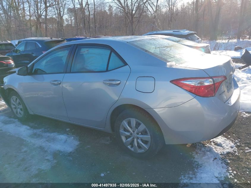 2016 Toyota Corolla Le VIN: 2T1BURHE2GC595337 Lot: 41497935