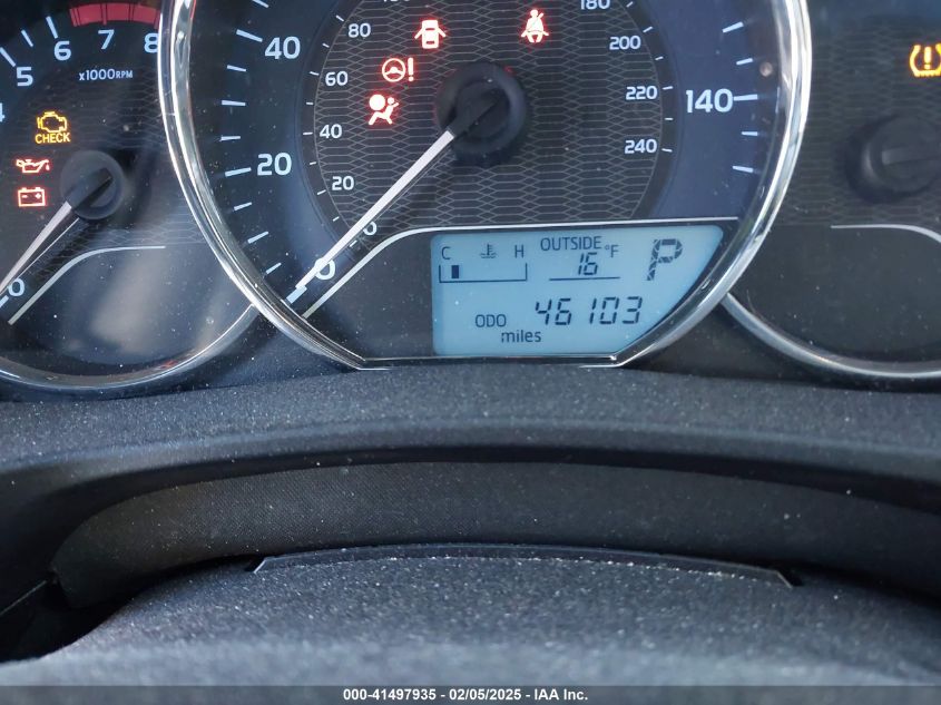 2016 Toyota Corolla Le VIN: 2T1BURHE2GC595337 Lot: 41497935