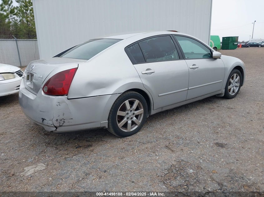 2006 NISSAN MAXIMA VIN: 1N4BA41E16C827834