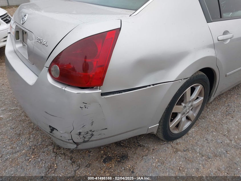 2006 NISSAN MAXIMA VIN: 1N4BA41E16C827834