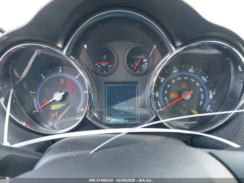 2014 Chevrolet Cruze Diesel VIN: X1G1P75SZ9E722593 Lot: 41498230